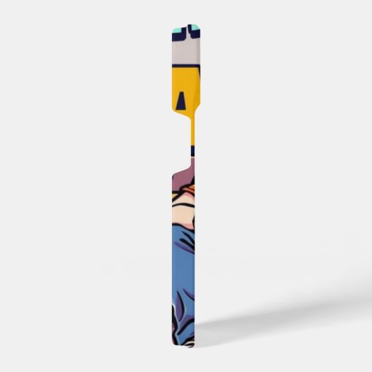 Retro Gamer Boy – Cool Cartoon Telefoonhoesje voor iPhone Hoesje (Rechterkant)