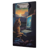 Retro Gamer Cat | 8-Bit Pixel Art Gaming Klembord (Links)