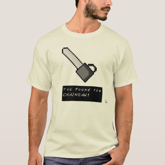 Retro Gamer Chainzaag Shirt (Voorkant)