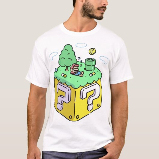 Retro Gamer Chill Scene T-shirt (Voorkant)