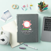 Retro Gamer citaat Sticker (iPad Cover)