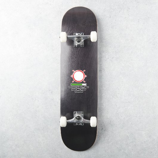 Retro Gamer citaat Sticker (Skateboard)