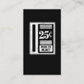 Retro Gamer Classic Arcade Coin-Op 25 cent Visitekaartje (Voorkant)