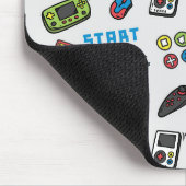 Retro Gamer Consoles Geeky Muismat (Hoek)