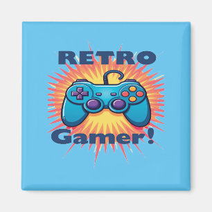 Retro Gamer Controller Ontwerp voor Classic Gaming Magneet