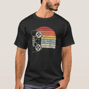 Retro gamer hartslag videogames Gaming E T-shirt