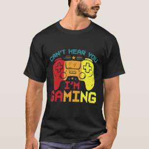 Retro Gamer Headset Sorry dat ik geen gok hoor. T-shirt
