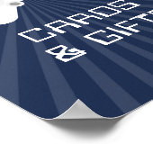 Retro Gamer Kids Verjaardagsfeestje Kaarten & Cade Poster (Hoek)