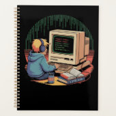 Retro Gamer Kind op  Computer Pixel Art Planner (Voorkant)