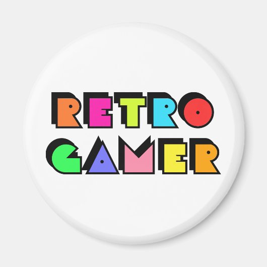 Retro Gamer Magneet (Voorkant)