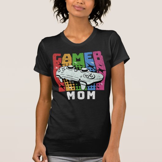 Retro Gamer Moeder T-shirt (Voorkant)