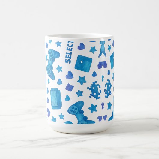 Retro Gamer Mok – Blue Video Game Controller (Center)