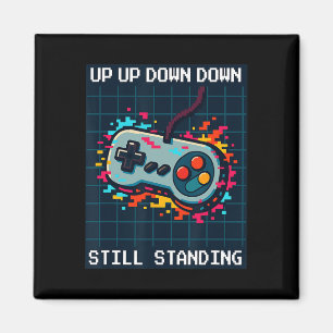 Retro Gamer-ontwerp voor mannen die sinds 8- nog o Magneet