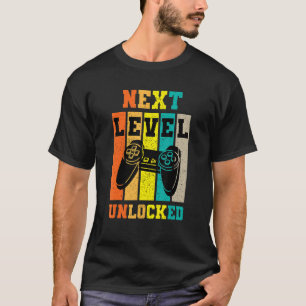 Retro gamer op het volgende niveau geopend t-shirt