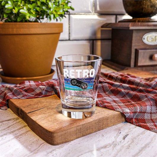 Retro Gamer - Retro-videogame Shot Glas