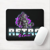 Retro Gamer Robot PC Sticker Kunst Muismat (Met muis)