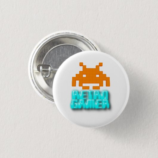 Retro Gamer Ronde Button 3,2 Cm (Voorkant /achterkant)