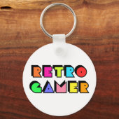 Retro Gamer Sleutelhanger (Voorkant)