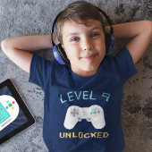 Retro Gamer Thema Kids Verjaardagsfeest T-shirt