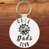 Retro Gamer Vader Cool Dads Club Sleutelhanger (Voorkant)