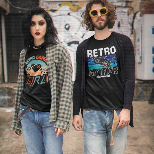 Retro Gamer - Videospel T-shirt