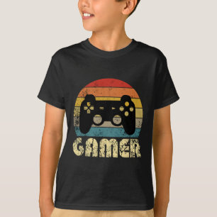 Retro Gamer Videospelers Jongens Tieners Mannen  T-shirt