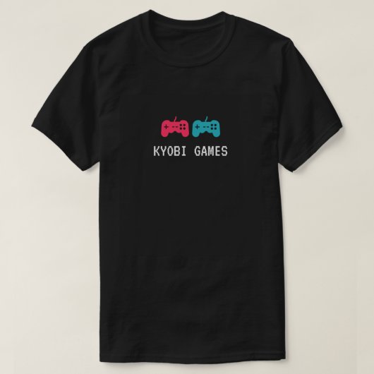 Retro Gamer's Delight - KYOB! GAMES Classic T-shirt (Design voorkant)