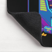 Retro Gamer's Fuel & Fun | 8-Bit Pixel Art Arcade Muismat (Hoek)