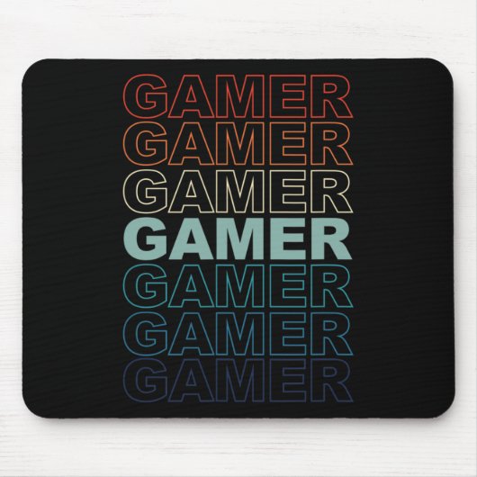 Retro Gamers Videogames Gaming Videogame Muismat (Voorkant)