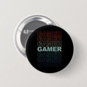  Retro Gamers Videogames Gaming Videogame Ronde Button 5,7 Cm (Voorkant /achterkant)