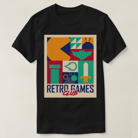 Retro Games Club T-shirt (Design voorkant)