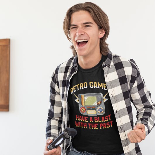 Retro Games Have a Blast with the Past - Gamer T-shirt