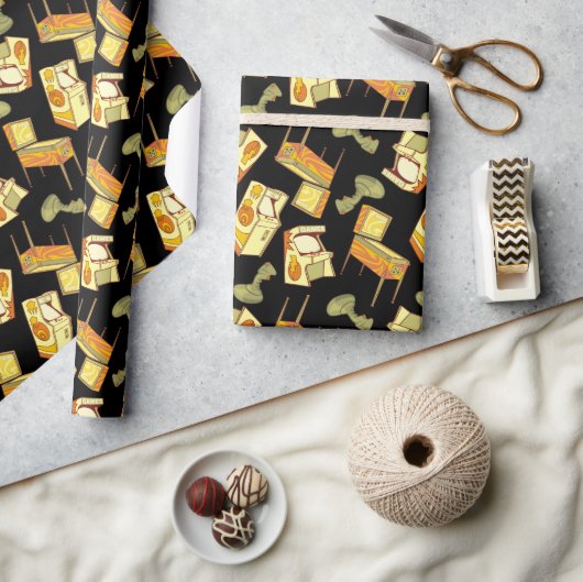 Retro Games Patroon Cadeaupapier (Crafts)