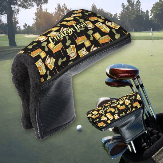 Retro Games Pattern Golf Head Hoesje Golfheadcover