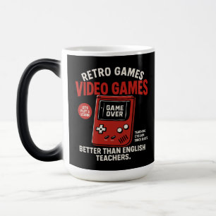 Retro games videogames die engels leren sinds Magische Mok