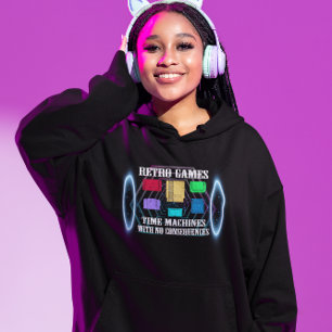Retro games zijn als tijdmachines hoodie