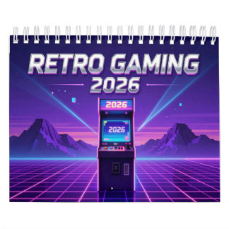 Retro Gaming 2026 Calendar Kalender