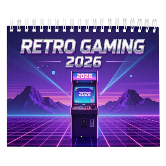Retro Gaming 2026 Calendar Kalender (Hoes)