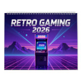 Retro Gaming 2026 Calendar Kalender (Hoes)