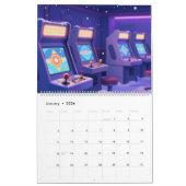 Retro Gaming 2026 Calendar Kalender (Jan 2026)