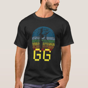 Retro Gaming Arcade Machine Bit Console Video Gam T-shirt