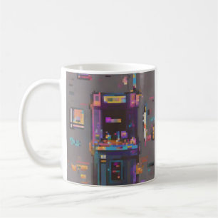 Retro Gaming Arcade Pixel Art Cartridge Console Nr Koffiemok