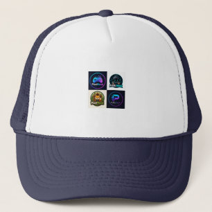 Retro Gaming Badges Trucker Hoed Gamer Snapback Pet