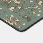 Retro Gaming Cat Warrior Bureaumat (Hoek)