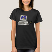 Retro Gaming Commodore A1200 Pixel T-shirt (Voorkant)