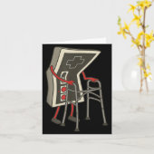 Retro Gaming Controller Old Gamer With Walker Funn Kaart (Gele Bloem)