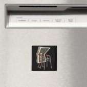 Retro Gaming Controller Old Gamer With Walker Funn Magneet (Insitu (Vaatwasser))