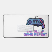 Retro Gaming Desk Mat  (Keyboard & Muis)