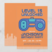 Retro Gaming Gamer Boy Video Game Player Birthday Kaart (Voorkant / Achterkant)