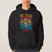 Retro Gaming God - Videospel Hoodie (Voorkant)